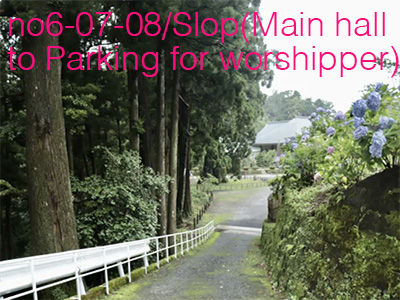 Slope on the right side