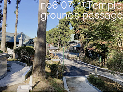 Temple grounds passage